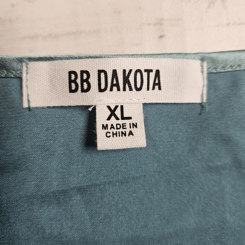 BB Dakota Teal Green 2 Piece Satin Lounge‎ Set NWT Size XL